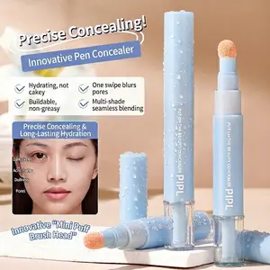 Dual-effect Concealer & Foundation Eye Concealer - 24-hour long-lasting, high-coverage flawless complexion. Covers acne marks, sculpts the nose, and nourishes the skin. Three-color