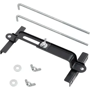 Premium Adjustable Battery Hold Down For Tray, Universal Adjustable Battery Crossbar With J Bolt, fit for SUV, Car, Good Contact, Corrosion Resistance (11inches / 27cm bolts)