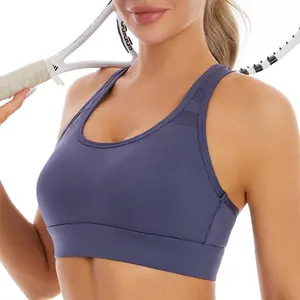 Women's High-Strength Shockproof Sports Bra, Fixed-Cup Steel-Free Back Sports Vest for Yoga, Running, Sports Bra For Women