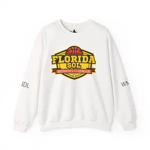 Florida Sol Women's League Sweatshirt, Cozy Team Apparel, Sports Fan Gear, Gift for Basketball Lovers, Casual Sportswear