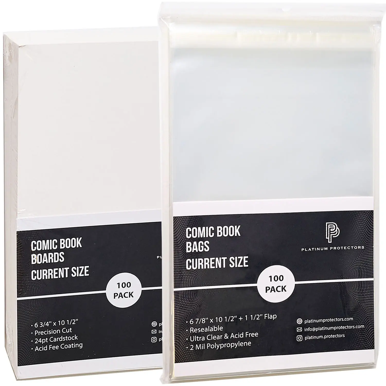 Comic Book Bags & Boards for Current/Modern Premium Resealable Bags