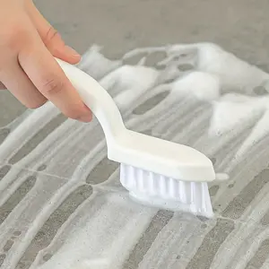 1/2/3pcs Gap Cleaning Brush Set, Home Gap Cleaner, Bathroom Cleaning Tool, Bathroom Tile Wall Corner Hard Bristle Brush, Toilet Floor Gap Beauty Seam Brush Ss