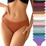 FINETOO Women's 15PCS High-Quality Stretchy 95% Cotton Bikini Briefs Set - Minimalist, Seamless, Soft Breathable, Skin Friendly Panties, Basic Lingerie, Cotton Underwear for Women Batch (S-XL)