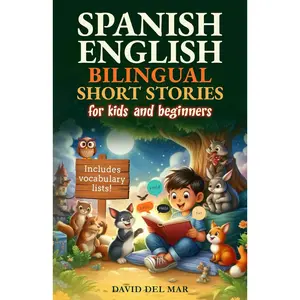 Spanish-English bilingual short stories: For kids and beginners. Inlcudes vocabulary lists.