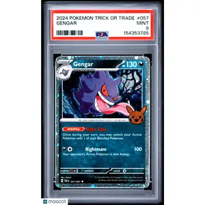 2024 Pokemon Trick Or Trade Gengar PSA 9 #057