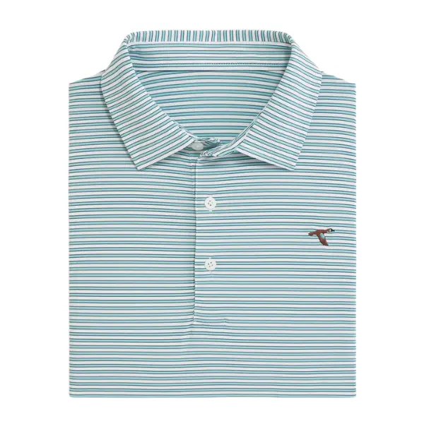 Cape Men’s Performance Polo – Breathable Short Sleeve Golf Shirt for Casual Athletic Wear
