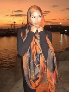 Women's Boho Style Scarf, Casual Trendy Shawl for Daily Wear, Fashionable Scarf for Women & Girls for All Season