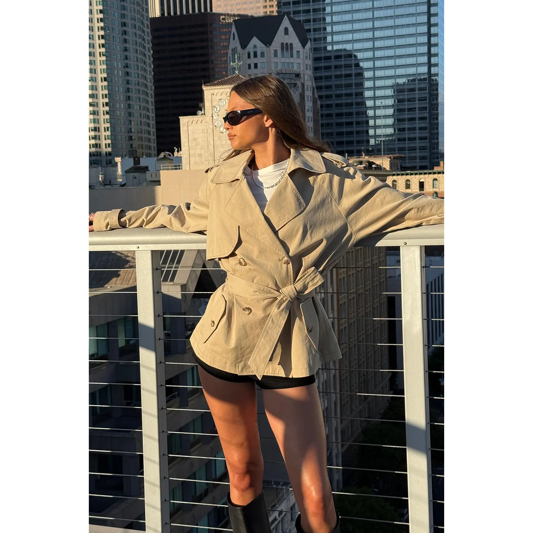 Tobie Raglan Trench Jacket Tobie Raglan Trench Jacket