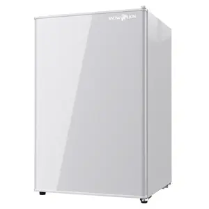 SnowLion Premium 122L Solid Door Mini Fridge 4.3 Cu.ft. Freestanding Under-Counter Mini Fridge in White (OSFS021-WXL)