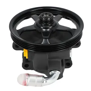 Power Steering Pump w/Pulley compatible for Ford FlexTaurus MKS MKT V6 3.7L 2009-2012