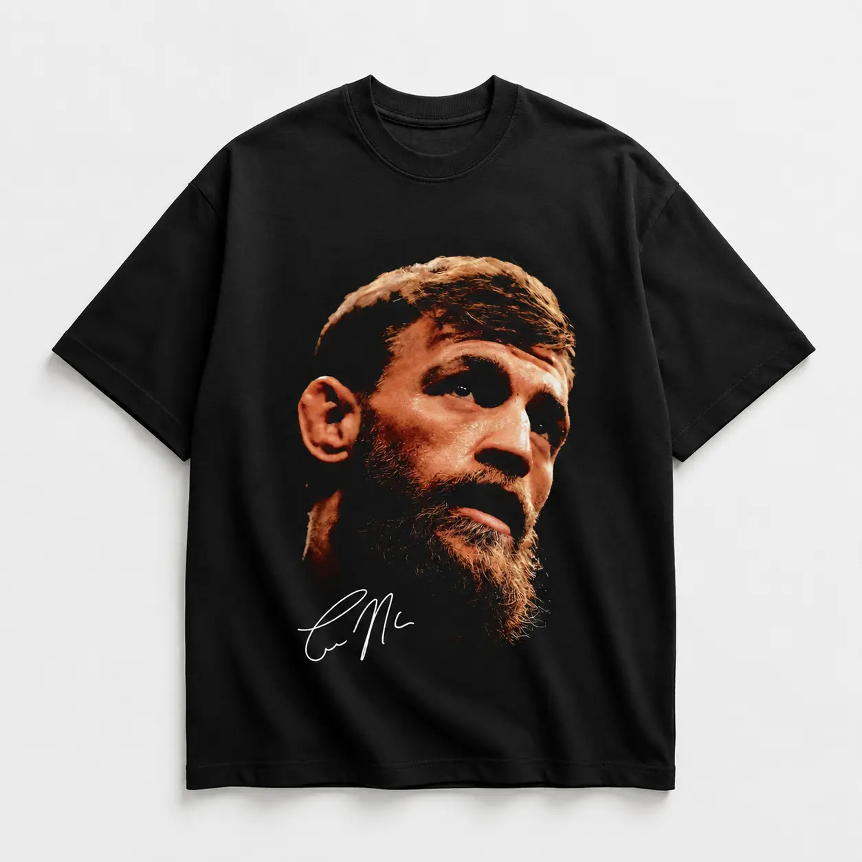 Men's UFC 329 Black Conor McGregor Big Head T-Shirt, The Notorious UFC Graphic Tee, UFC MMA Shirt, Gift for Fighters, Sports Apparel,Regular,Grunge,belle