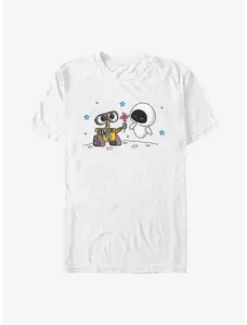 Diss and NyePixar Wall-E Chibi Wall-E and Eve T-Shirt Unisex Graphic Cotton Vintage Tees, Women's Shirt, Old But Gold Shirt Women Men Hoodie