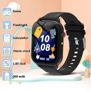 Kids Smartwatch with Camera, Photo Album, 18 Games, Calculator/calendar/LED Flashlight, Unisex, Alloy Case, Android Compatible