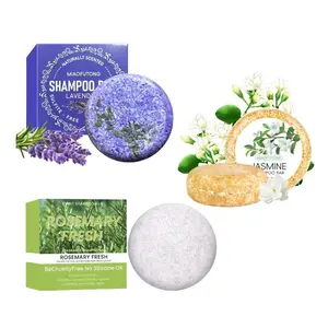 Shampoo soap: controls oil, relieves itch, deeply cleans, nourishes hair, doubles as conditioner.  Rich in natural organic matter Cleansing Haircare