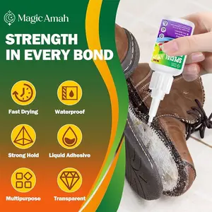 Strong Professional Shoe Repair Glue, Fast Drying Long-Lasting, Perfect for Sole Heel Sports Shoes All Types of Shoes