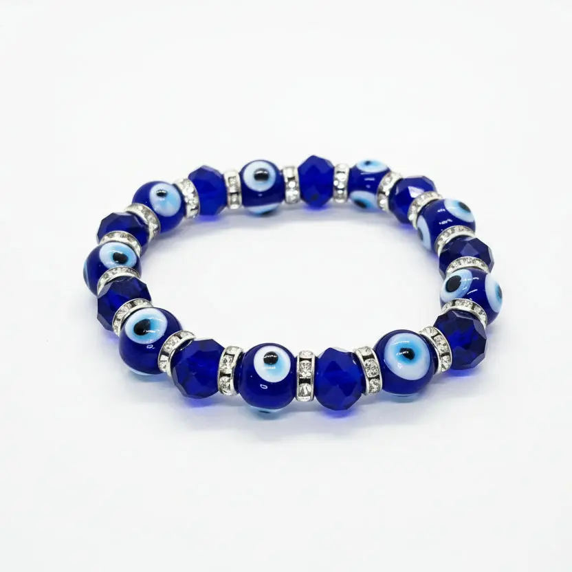 Evil Eye Bead Bracelet
