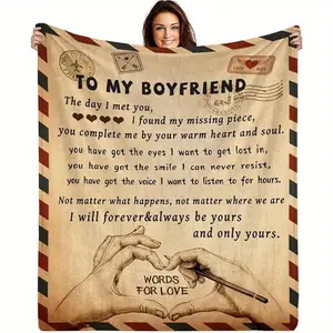 Gifts for Boyfriend Blanket - Boyfriend Gifts I Love You Blanket for Boyfriend, Birthday Anniversary Valentines Day Gifts for Boyfriend, to My Boyfriend Throw Blanket