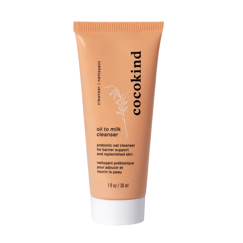 [cocokind] Travel-Size Oil To Milk Cleansing Balm | Gentle Hydrating Face Wash | Remove Makeup