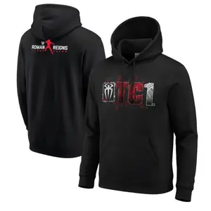 Black Roman Reigns OTC Hoodie Y2K Wrestling Streetwear Casual Unisex WWE Fan Apparel Made in USA Menswear Womenswear
