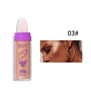 Fairy Highlighter Stick,Built-In Sponge Applicator, Universal Highlighting Contour For Face & Body, Natural Smooth Finish, Non-Caking, Long-Lasting Shimmer, Best-Selling Glow Makeup For Women, Easy To Apply, Perfect For Daily Wear, Date Night & Party Look