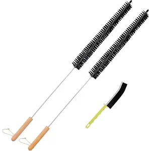 Dryer Lint  Vent Cleaner 30 inch Refrigerator Coil Cleaning es Clothes  Duct Remover, Crevice Cleaning , Washing Machine Cleaning Tools for Household (2 Pack)