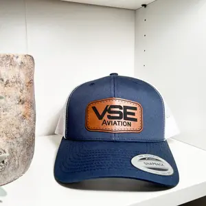 Custom Trucker Leatherette Patch Hat, Laser Engraved for Company Brand, Personalized Logo or Text, Personalized Hats, Custom Hats, Business baseball