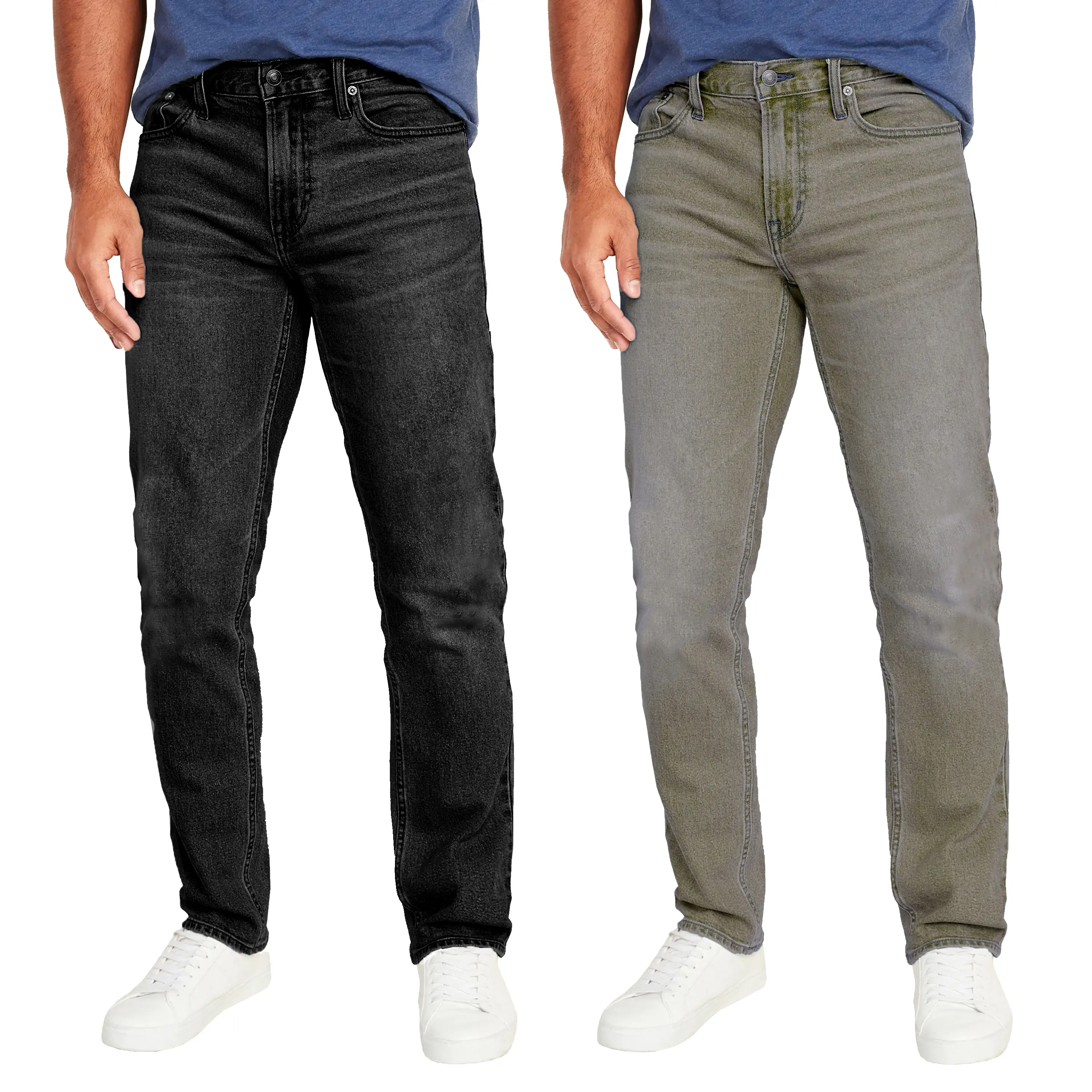 (2 Pack) Black - Grey