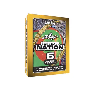 2026 Leaf Baseball Nation Hobby Box (6 Autos)