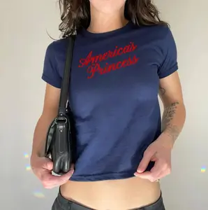 America's Princess Baby Tee, Retro Y2K Kokette Baby Tee, Gift For Her