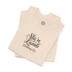 Sla'n Lamb Clothing Co. (Large Script) - T-Shirt