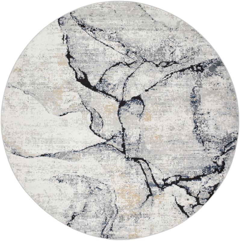 Livabliss JLO2316-710RD Jolie Modern Machine-Woven Indoor Round Area Rug, 7ft10in x 7ft10in (94.49in W x 94.49in L), Multicolor Modern Abstract High-Traffic Medium Pile Contemporary Decorative Home Decor Rug for Home Use, Contemporary Decorative Rug