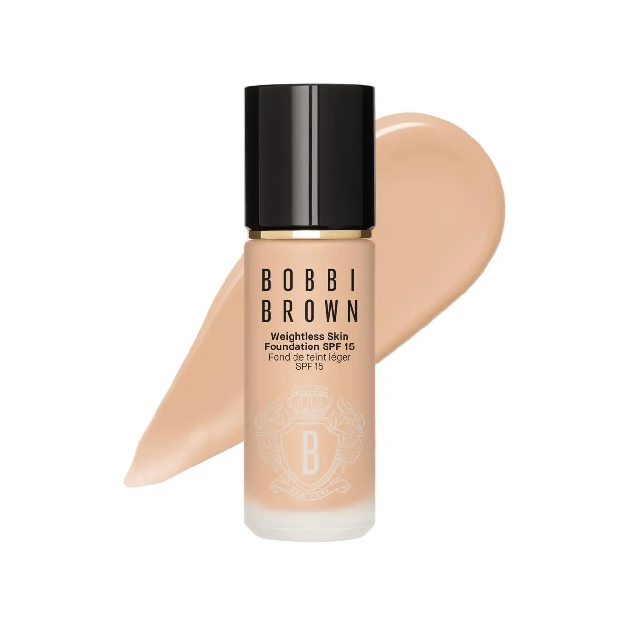 [Bobbi Brown] Weightless Skin Foundation SPF 15, 53 Shades | Oil-Controlling Liquid Foundation | Natural Matte Medium Coverage, 24-Hour Wear