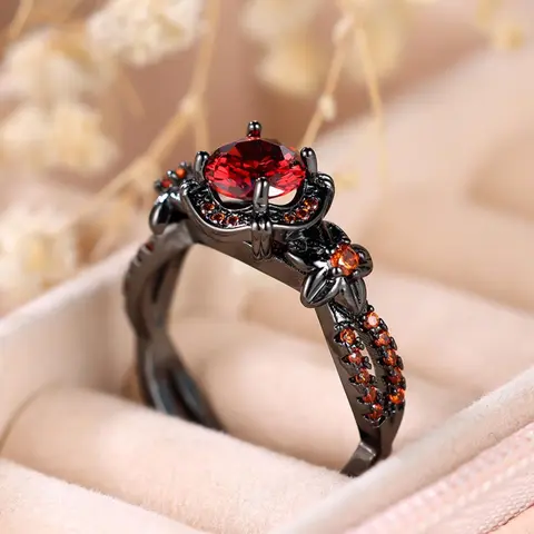 Fashion Artificial Crystal & Rhinestone Decorated Statement Ring, 1 Piece Elegant Flower Design Cocktail Ring for Women Unique Rings for Gift, Casual Jewelry Gift for Party, Daily Clothing Decor, Elegant Fashion Rings Beautiful Rings