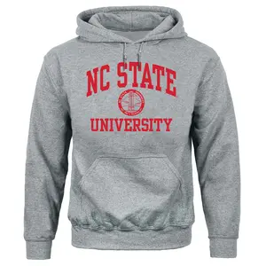 North Carolina State University Heritage Hooded Sweatshirt (Charcoal Grey)