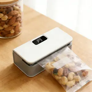 1pc Portable USB Rechargeable Sealing Machine, MiniHandheld Design, Home & Travel Use, Long Battery Life,Modes, Suitable for Snacks Candy Food Bags