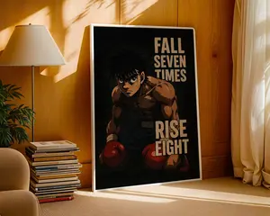 Hajime No Ippo Anime Poster: Minimalist Manga Art Print