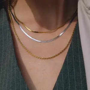 1 gift box set, multi-layer stacking necklaces, unique minimalist fashion design, premium feel, unisex, versatile for everyday wear, necklace stack, circle chains