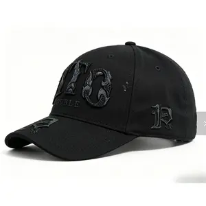 Los Angeles fashion letter black trendy design unisex hat, adjustable, embroidered baseball cap, stylish outdoor sun hat 2026