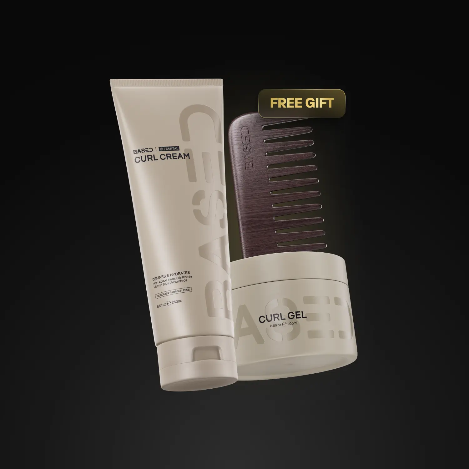 BASED Definition & Hold Duo | Curl Cream + Curl Gel