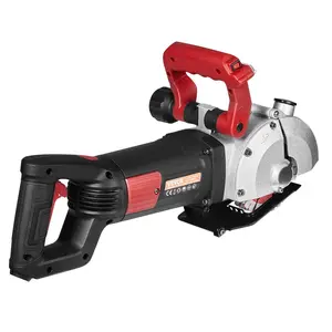 Wall Chaser, 2500W 38 mm Cutting Width,Wall Groove Cutting Machine 34MM Cutting Depth,Wall Slotting Machine With 5 Saw Blades 4.5" Diameter 6300r/Min,One-time Forming Dustless