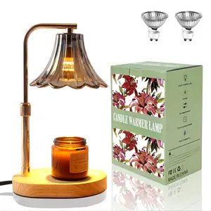 Candle Warmer Lamp with Timer Dimmable Candle Warmer Day Gifts Birthday Gifts for Women and Mothers Housewarming Gifts New Home Decor 2 Bulbs