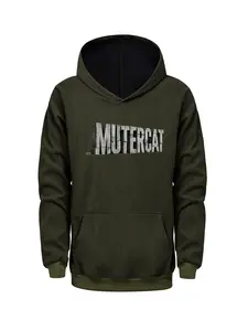 1 Piece Youth Trendy Sports Hoodie, Corduroy Hooded Kangaroo Pocket Printed Daily Outfit