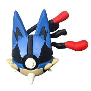 Mega Lucario Poke Ball - Inspired 3D Printed Collectible