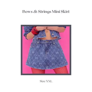 Bows & Strings Mini Skirt
