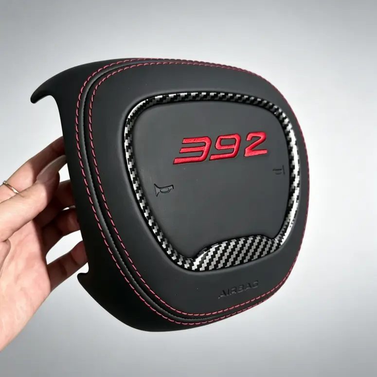 392(red stitching carbon Fiber)
