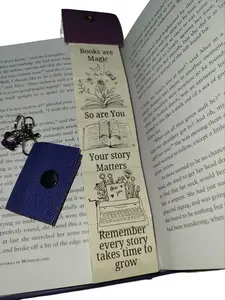 Tiny Book Bible Keychain Bookmark Book Accessories
