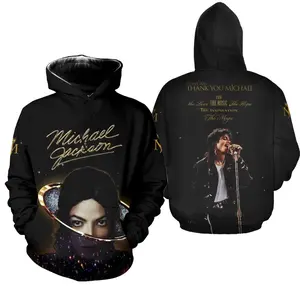 Michael Jackson 3D Hoodie, King of Pop 3D Hoodi, Fans Gift