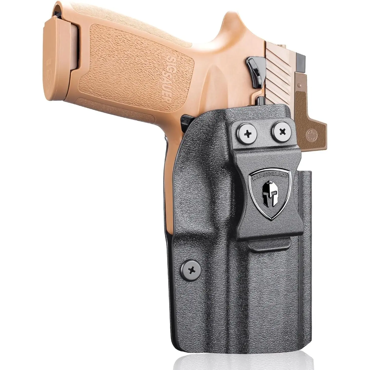 WARRIORLAND IWB Kydex Holster with Optic Cut for Sig P320 Series – Fits Compact, XCompact, X-Carry, M17, M18, XFive Legion / DH3, AXG – Adjustable Cant & Retention – Right-Hand Concealed Carry, competition,dealsforyoudays