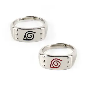 Naruto Ring Uzumaki Naruto Konoha Forehead Ring Anime Peripheral Accessories