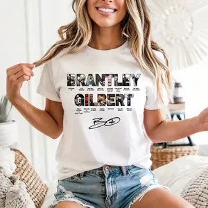 Brantley Gilbert Songs Shirt, Country Rock Music Tee, Vintage Lyrics Graphic Shirt, Fashion Cotton, Full Colors, Full Sizes, For Men, For Women          Ask ChatGPT